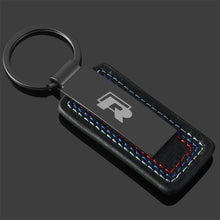 Load image into Gallery viewer, Volkswagen / Rline Logo Leather Keychain
