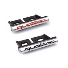 Load image into Gallery viewer, Quattro Hood Grille Badge for Audi
