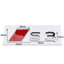 Load image into Gallery viewer, Audi Trunk Emblem Metal - Silver
