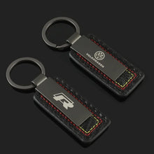 Load image into Gallery viewer, Volkswagen / Rline Logo Leather Keychain
