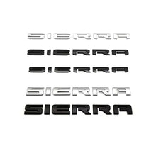 Load image into Gallery viewer, GMC Sierra Letters Trunk Emblem

