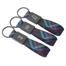 Load image into Gallery viewer, Volkswagen / Rline Logo Braided Keychain

