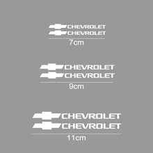 Load image into Gallery viewer, Set Chevrolet Wheel Brake Caliper Sticker
