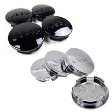 Load image into Gallery viewer, 4pcs Jeep Logo Wheel Center Caps - 66mm
