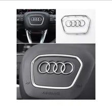 Load image into Gallery viewer, Audi Logo Steering Wheel Center Emblem Cover for Q3 2019-2024 Q7 Q5L Q8 2018-2024 SQ5 2019-2023
