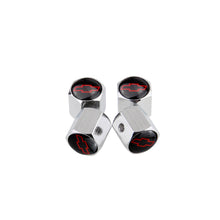 Load image into Gallery viewer, 4pcs Chevrolet Logo Anti-theft Tire Valve Caps - Black Red
