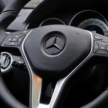 Load image into Gallery viewer, Mercedes-Benz 52/58mm Steering Wheel Emblem- adhesive-back version
