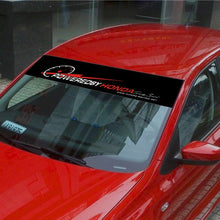 Load image into Gallery viewer, Powered By Honda Reflective Windshield Sticker
