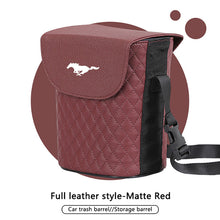 Load image into Gallery viewer, Ford Mustang Logo Storage Hanging Trash Box
