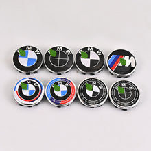 Load image into Gallery viewer, 4x BMW Logo Wheel Center Caps - 56mm

