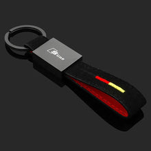 Load image into Gallery viewer, Audi RS / Sline Logo Leather Keychain
