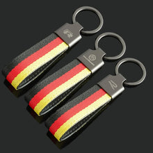 Load image into Gallery viewer, Volkswagen / R / R line Logo Germany Flag Keychain - 02
