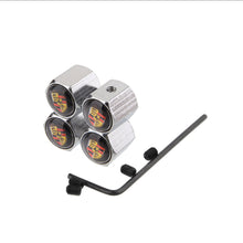 Load image into Gallery viewer, 4pcs Porsche Logo Anti-theft Tire Valve Caps

