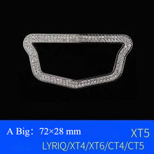 Load image into Gallery viewer, Cadillac Rhinestones Steering Wheel Emblem Sticker - 58 x 22mm.
