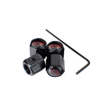 Load image into Gallery viewer, 4pcs Chevrolet Logo Anti-theft Tire Valve Caps - Black Red
