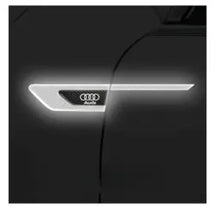 Load image into Gallery viewer, Audi Reflective Car Fender Emblem
