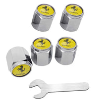 Load image into Gallery viewer, 5pcs Ferrari Logo Tire Valve Caps
