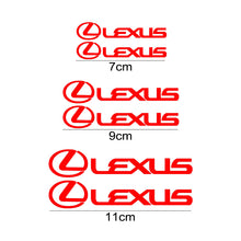 Load image into Gallery viewer, Set Lexus Wheel Brake Caliper Sticker
