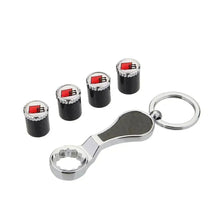 Load image into Gallery viewer, 4pcs Audi Logo Tire Valve Caps - A Style
