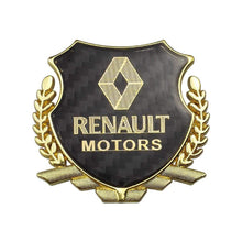 Load image into Gallery viewer, Renault Motors Carbon Shield Logo Emblem
