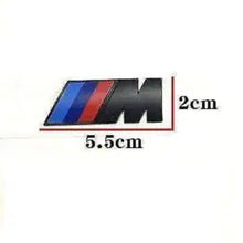Load image into Gallery viewer, 2pcs Badge M Power Black For BMW-55 x 20 mm
