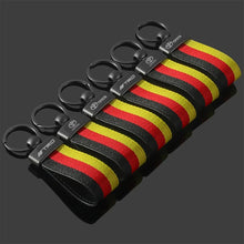 Load image into Gallery viewer, Volkswagen Logo Germany Flag Keychain
