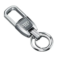 Load image into Gallery viewer, Audi Logo Double Rings Keychain
