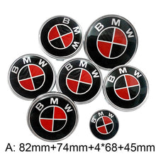 Load image into Gallery viewer, 7pcs Set Black BMW Logo Emblems

