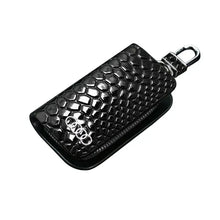 Load image into Gallery viewer, Audi Snakeskin Pattern Leather Keychain Wallet Cover Case Bag
