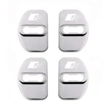 Load image into Gallery viewer, 4pcs Audi Sline Logo Door Lock Cover for TT RS A6 (2017, 2019)
