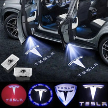 Load image into Gallery viewer, 2pcs Tesla Wireless Car Door Led Laser Projector For Model S, Model 3, Model X
