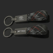 Load image into Gallery viewer, Toyota Logo Braided Keychain
