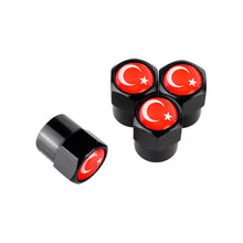 Load image into Gallery viewer, 4pcs Tire Valve Caps with Turkey flag
