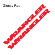 Load image into Gallery viewer, 2pcs Jeep Wrangler Hood Vinyl Stickers - 80x7.5cm
