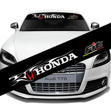 Load image into Gallery viewer, Powered By Honda Reflective Windshield Sticker
