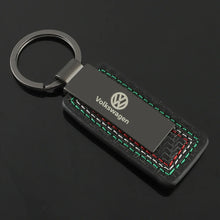Load image into Gallery viewer, Volkswagen / Rline Logo Leather Keychain
