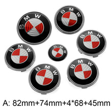 Load image into Gallery viewer, 7pcs Set Black BMW Logo Emblems

