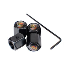 Load image into Gallery viewer, 4pcs Porsche Logo Anti-theft Tire Valve Caps
