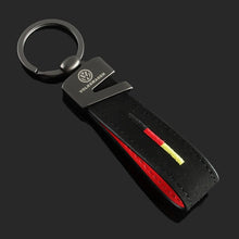 Load image into Gallery viewer, Volkswagen Logo Leather Keychain
