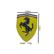 Load image into Gallery viewer, Ferrari Logo Emblem - 3.7x2.7cm, 7.4x5.3cm.
