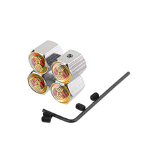 Load image into Gallery viewer, 4pcs Porsche Logo Anti-theft Tire Valve Caps
