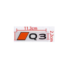 Load image into Gallery viewer, Audi ABS Trunk Emblem - Red
