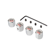 Load image into Gallery viewer, 4pcs Audi /RS/ Sline Logo Anti-theft Tire Valve Caps
