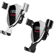 Load image into Gallery viewer, Audi Phone Holder -Black &amp; Silver
