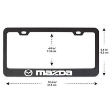 Load image into Gallery viewer, 2pcs Mazda License Plate Frames with Screw Caps
