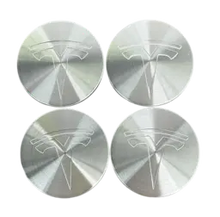 Load image into Gallery viewer, 4pcs 56mm Tesla Logo Wheel Center Covers
