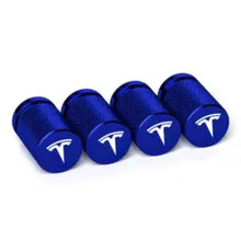 Load image into Gallery viewer, 4pcs Tesla Logo Tire Valve Caps  - A
