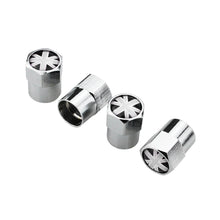 Load image into Gallery viewer, 4pcs Tire Valve Caps with British Black &amp; White flag
