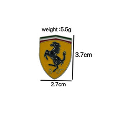 Load image into Gallery viewer, Ferrari Logo Emblem - 3.7x2.7cm, 7.4x5.3cm.
