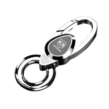 Load image into Gallery viewer, Dodge Logo Double Rings Keychain
